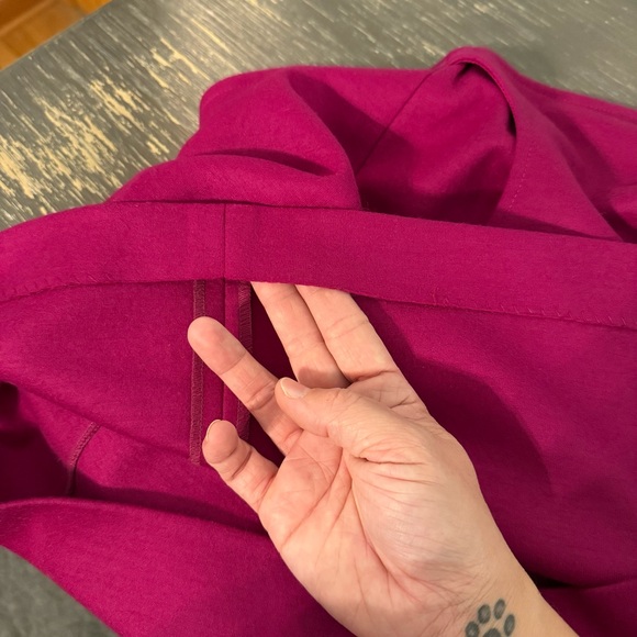 Diane Von Furstenberg Katinko Wool Fuchsia Magenta Mini Skirt Size 10 DVF - Picture 8 of 11
